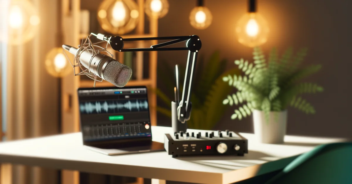 Podcast setup