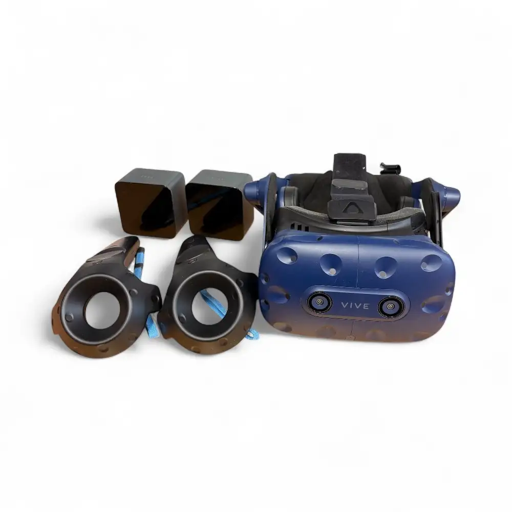 HTC VIVE Pro Ensemble casque VR Réalité virtuelle avec manettes et capteurs - Image 1