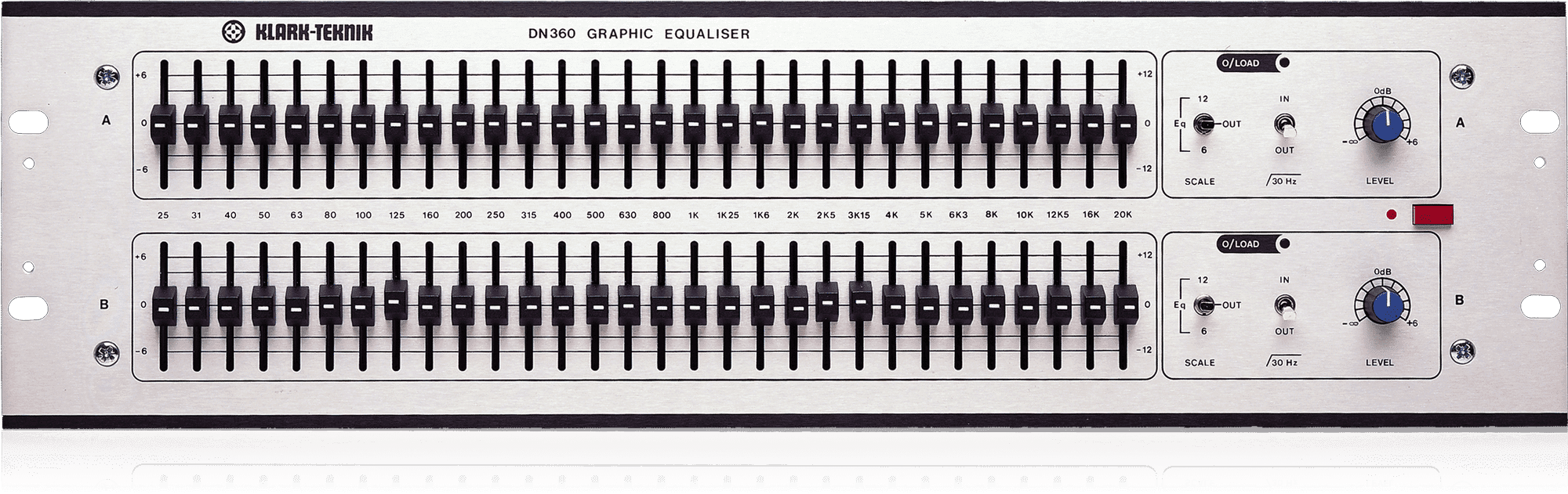 Klark-Teknik DN360 2-Channel 30-Band Graphic EQ - Image 3