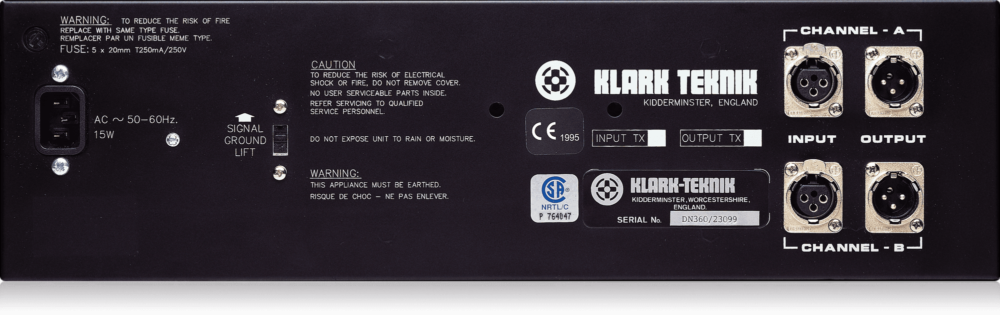 Klark-Teknik DN360 2-Channel 30-Band Graphic EQ - Image 4